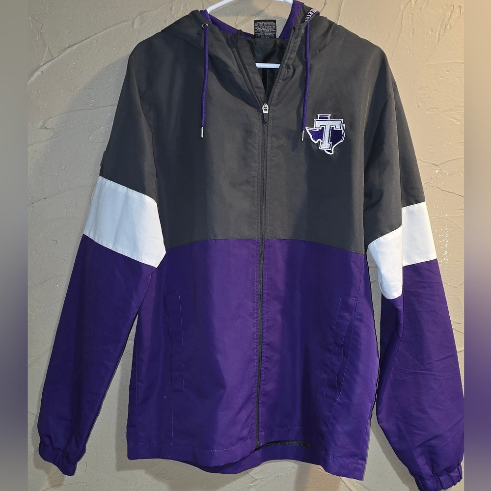 💥Colosseum Tarleton State Texans Purple and Gray Men's Jacket